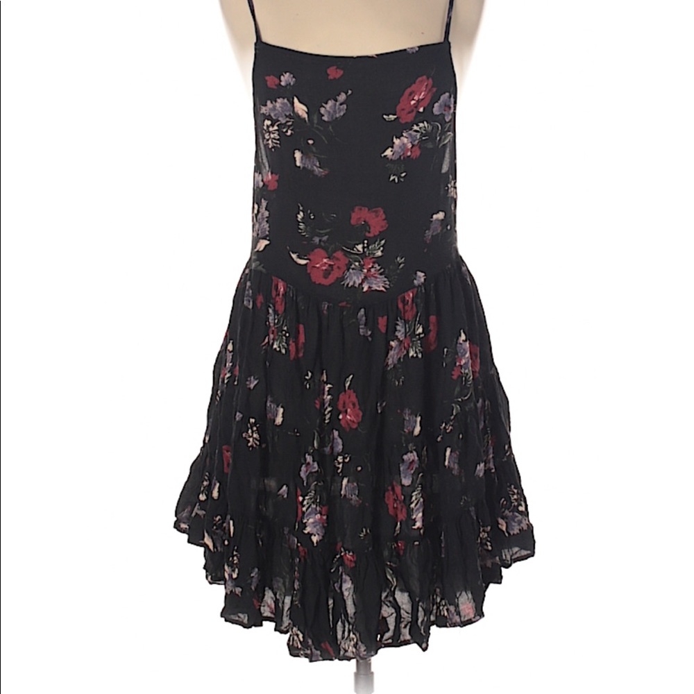 Free People Floral Lace Back Dress